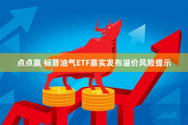 点点赢 标普油气ETF嘉实发布溢价风险提示